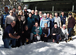 Image of 2004 ski weekend team.