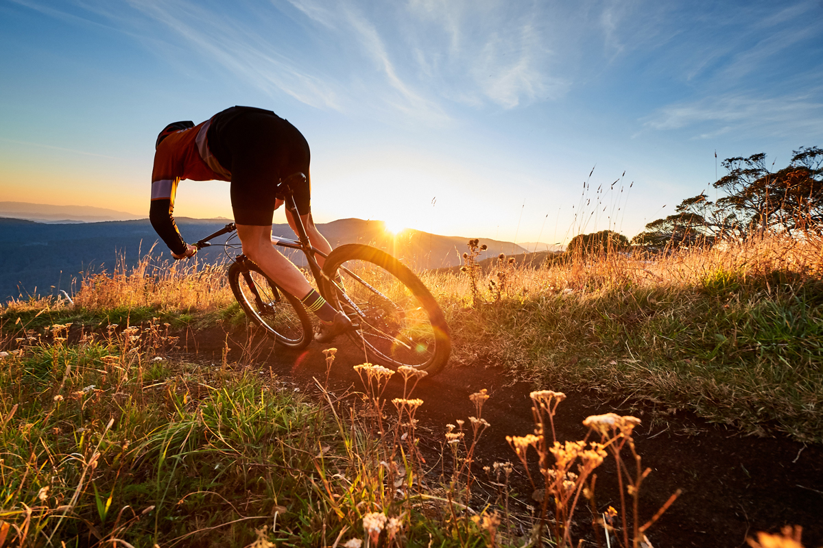 Mountain biking on Mt Buller